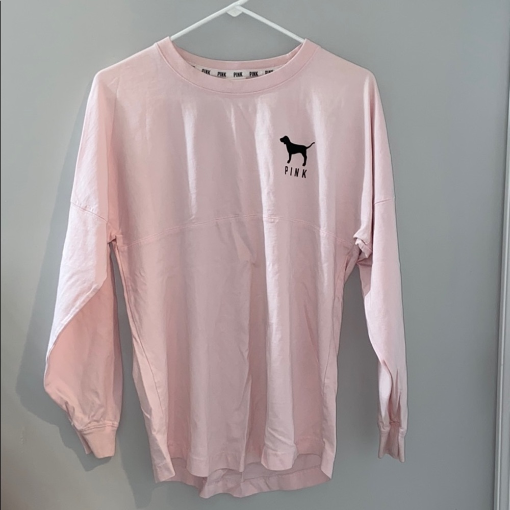 Pink Jersey Style Long-Sleeved (Light Pink)
